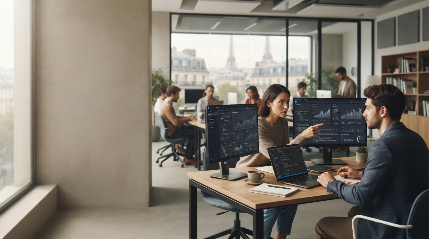 Plateforme IA, tableau de bord consolidant plusieurs plateformes financières